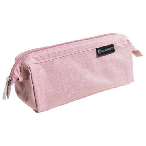 Picture of EXACOMPTA AUTENTIK TRIANGLE PENCIL CASE CANDY PINK